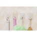 Bestsupplier 15 Pcs Hanging Hooks Heavy Duty Wall & Ceiling Sticky HooksFor Hanging Removable Waterproof Reusable Transparent Nail Free Stainless Wall Ceiling Hangers For Bathroom Kitchen Bedroom - B07GRXCHYJ